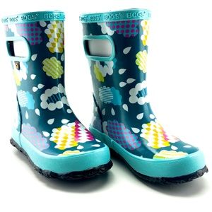 Bogs Kids Skipper Clouds Waterproof Rain Boots